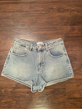 Pacsun Light Blue Washed Denim Shorts